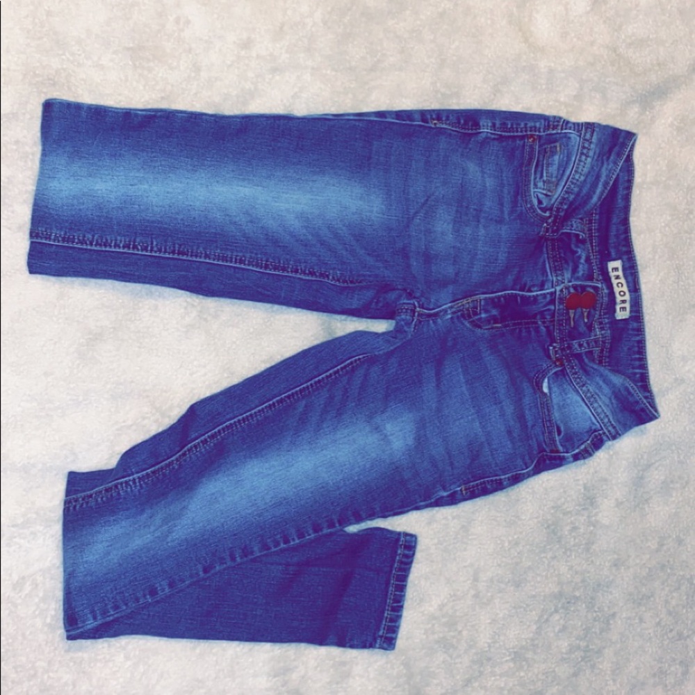 Encore Mid-rise skinny jeans